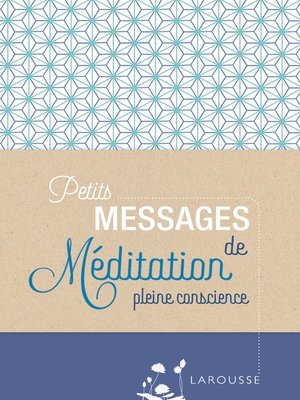 cover image of Petits messages de méditation pleine conscience